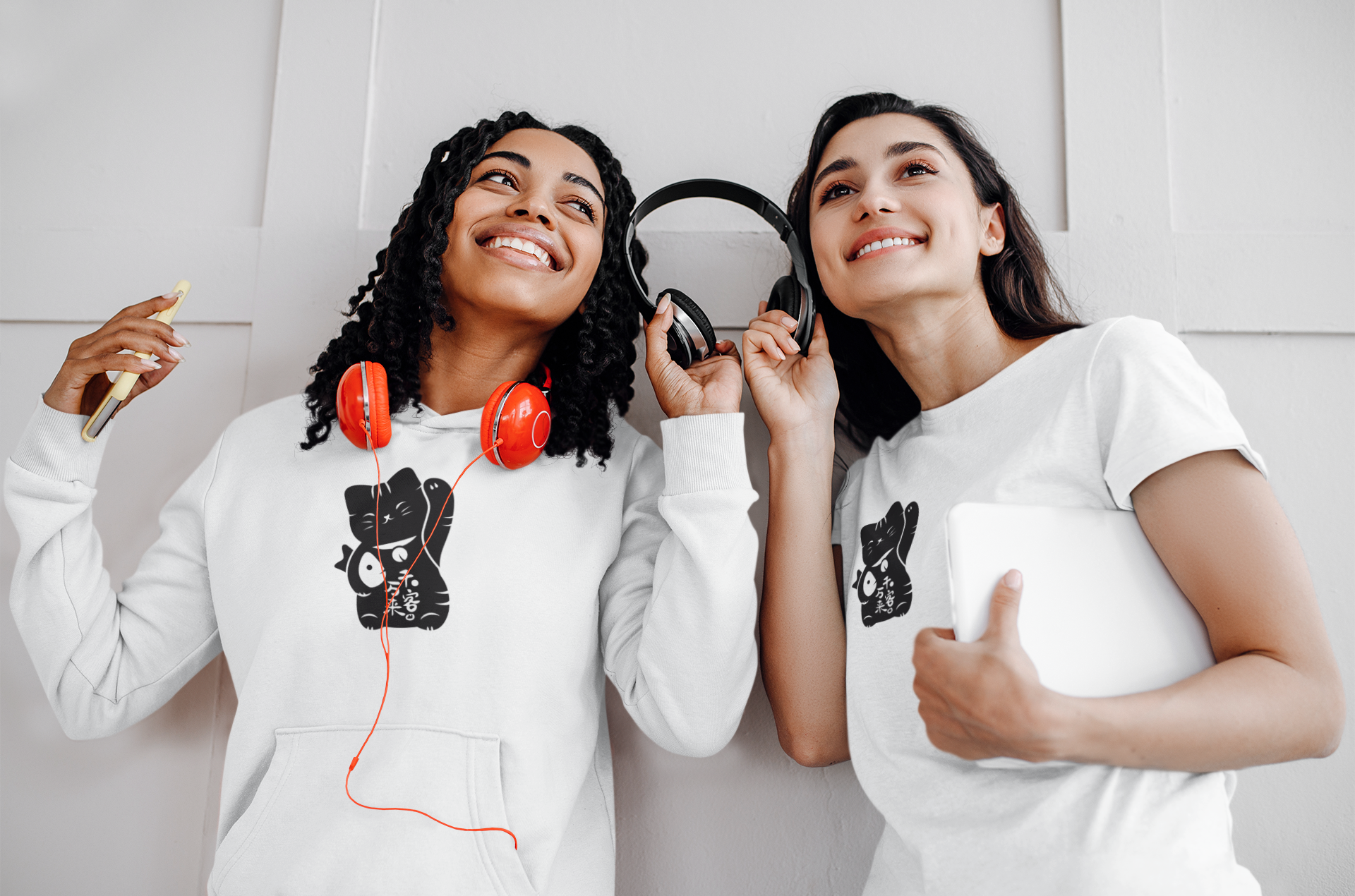 Camiseta Gato de la Suerte Maneki-neko - Diseño Japonés | WIDE STORE PRINT